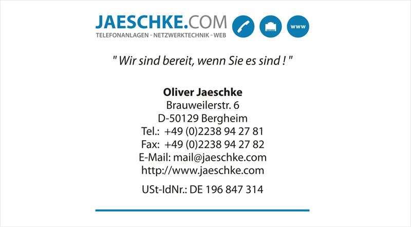 JAESCHKE.COM Telefonanlagen, Netzwerktechnik, IT und Alarmanlagen